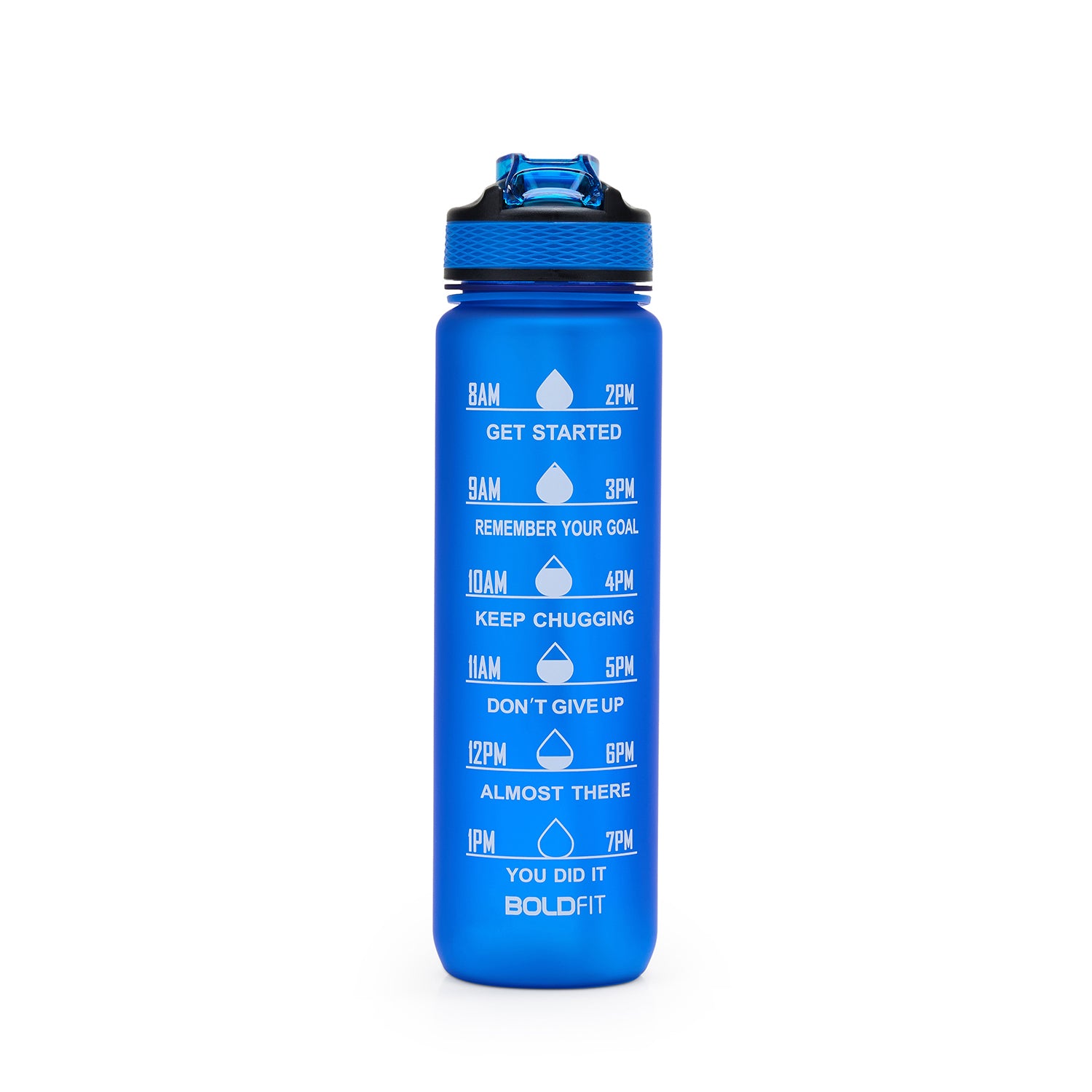 Aqua Motivational Bottle Blue - 1L