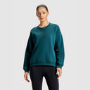 Women Green Terrain Sweat Shirt