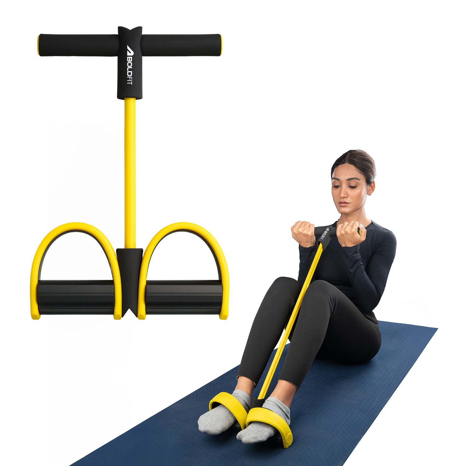 Rubber Tummy Trimmer - Yellow