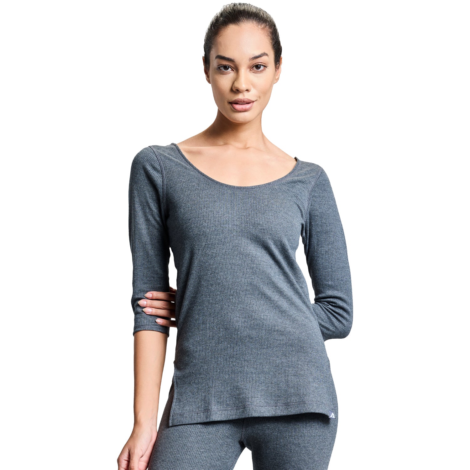 Womens ThermaCore Thermal Top - Grey