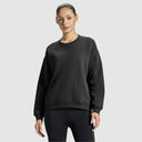 Women Jet Black Sweat Shirt