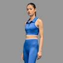 Limitless snatched sleeveless crop top - ROYAL BLUE