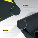 Butterfly 5mm Yoga Mat - Black