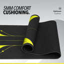 Butterfly 5mm Yoga Mat - Black