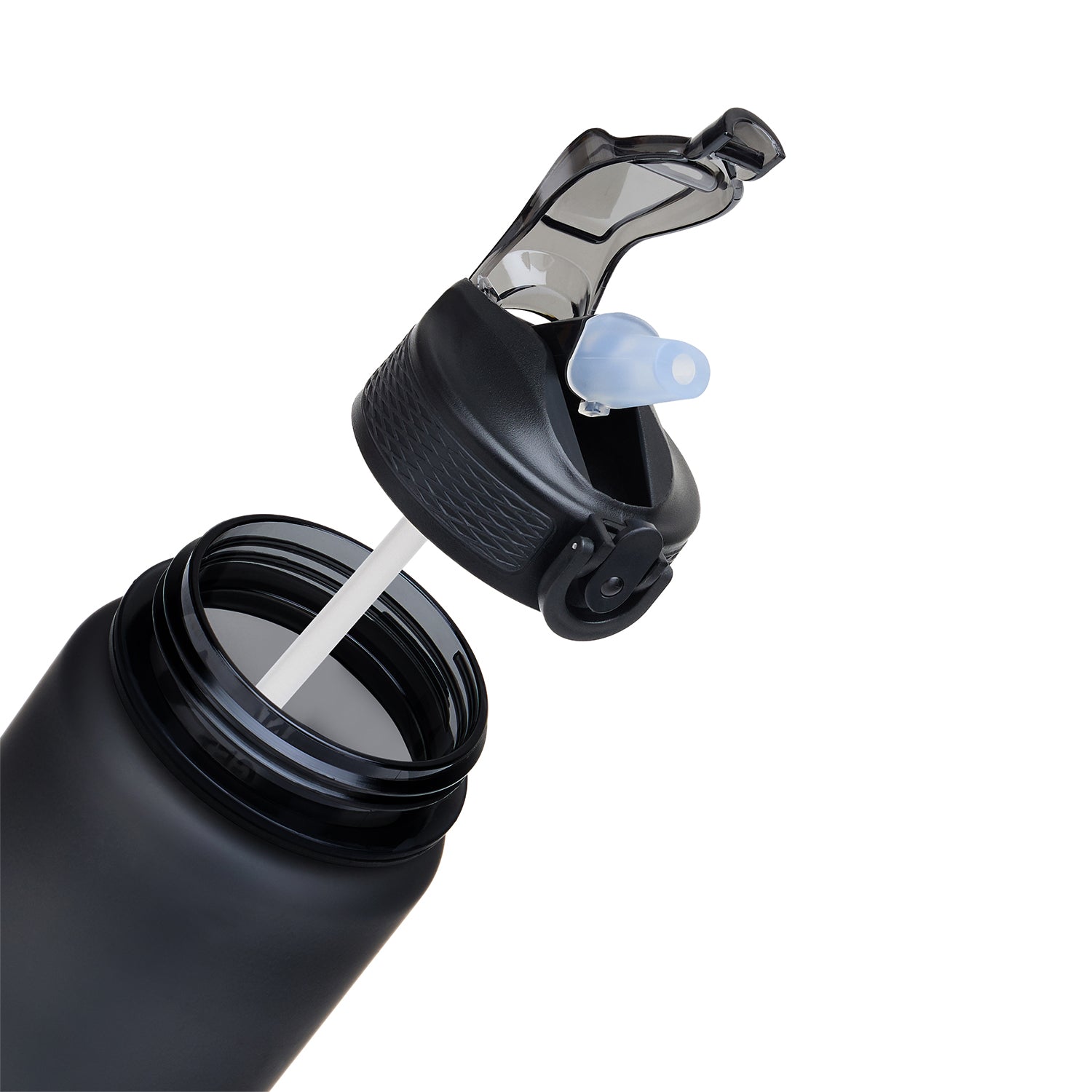 Aqua Motivational Bottle Black - 1L