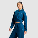 Women Sailor Blue Zipper Hoodie