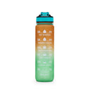Aqua Motivational Bottle Orange Green - 1L
