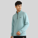 Half-zipper Sweatshirt for Men - Black
