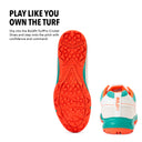 TurfPro Cricket Shoes - Mint-Orange