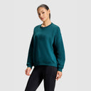 Women Green Terrain Sweat Shirt