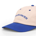 Washed Caps  White Blue  For The Long Run