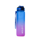 Aqua Motivational Bottle Fuchsia Blue - 1L