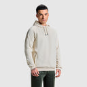 MEN WHITECAP GREY/ BEIGE HOODIE