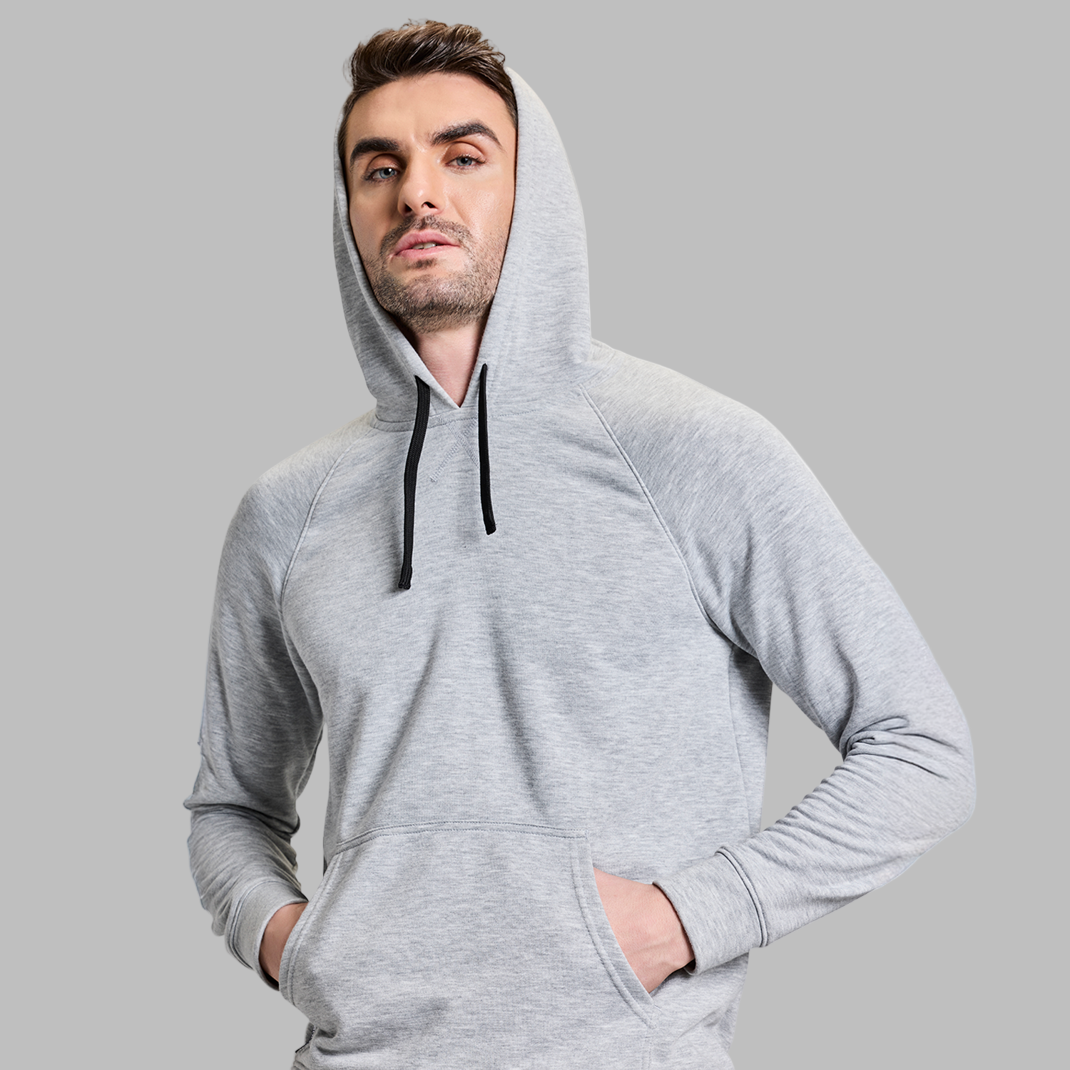 Men's Gym Hoodie  - Grey
