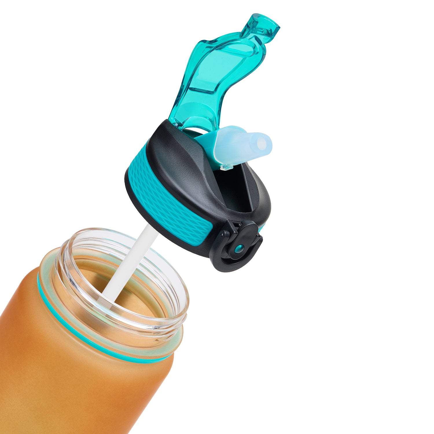 Aqua Motivational Bottle Orange Green - 1L