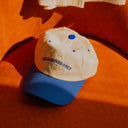 Washed Caps  White Blue  Bold Moves Only