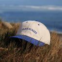 Washed Caps White Blue  Flex Always