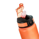 Aqua Motivational Bottle 1 Litre - Teal Orange