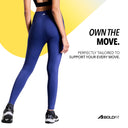 LIMITLESS NYLOFLEX HIGH RISE TIGHTS - Navy