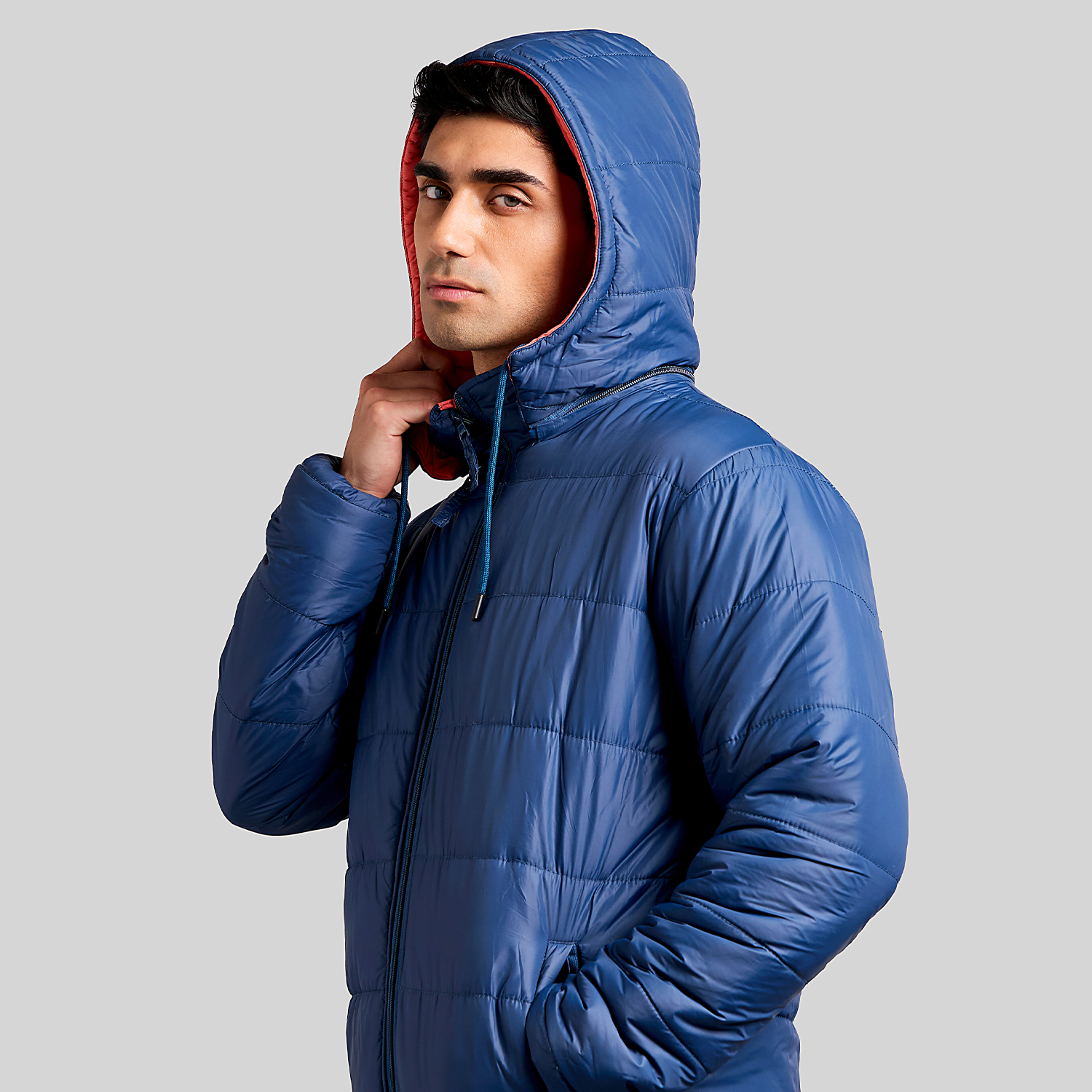 Reversible Nylon Puffer Jacket