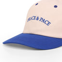 Washed Caps  White Blue  Peace & Pace