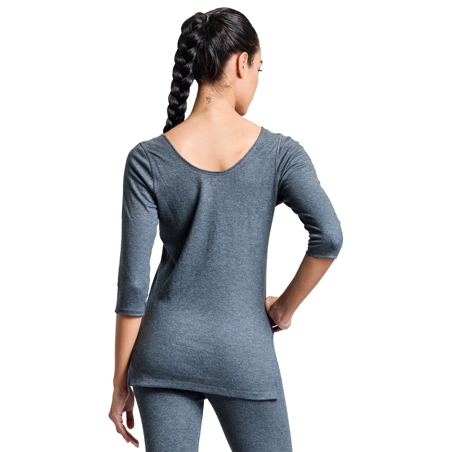 Womens ThermaCore Thermal Top - Grey