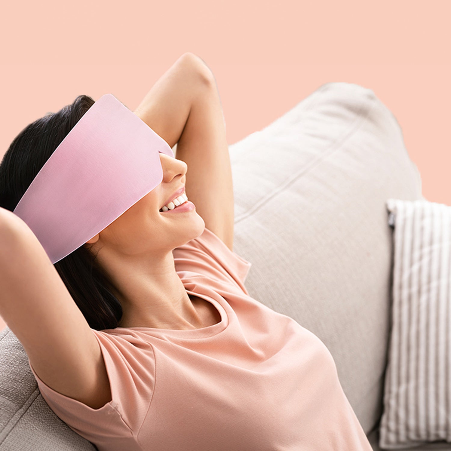 Sleep Mask Super Soft Large - Pink