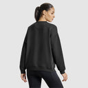 Women Jet Black Sweat Shirt