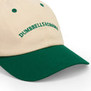 Washed Caps  White Green Dumbbells & Drama