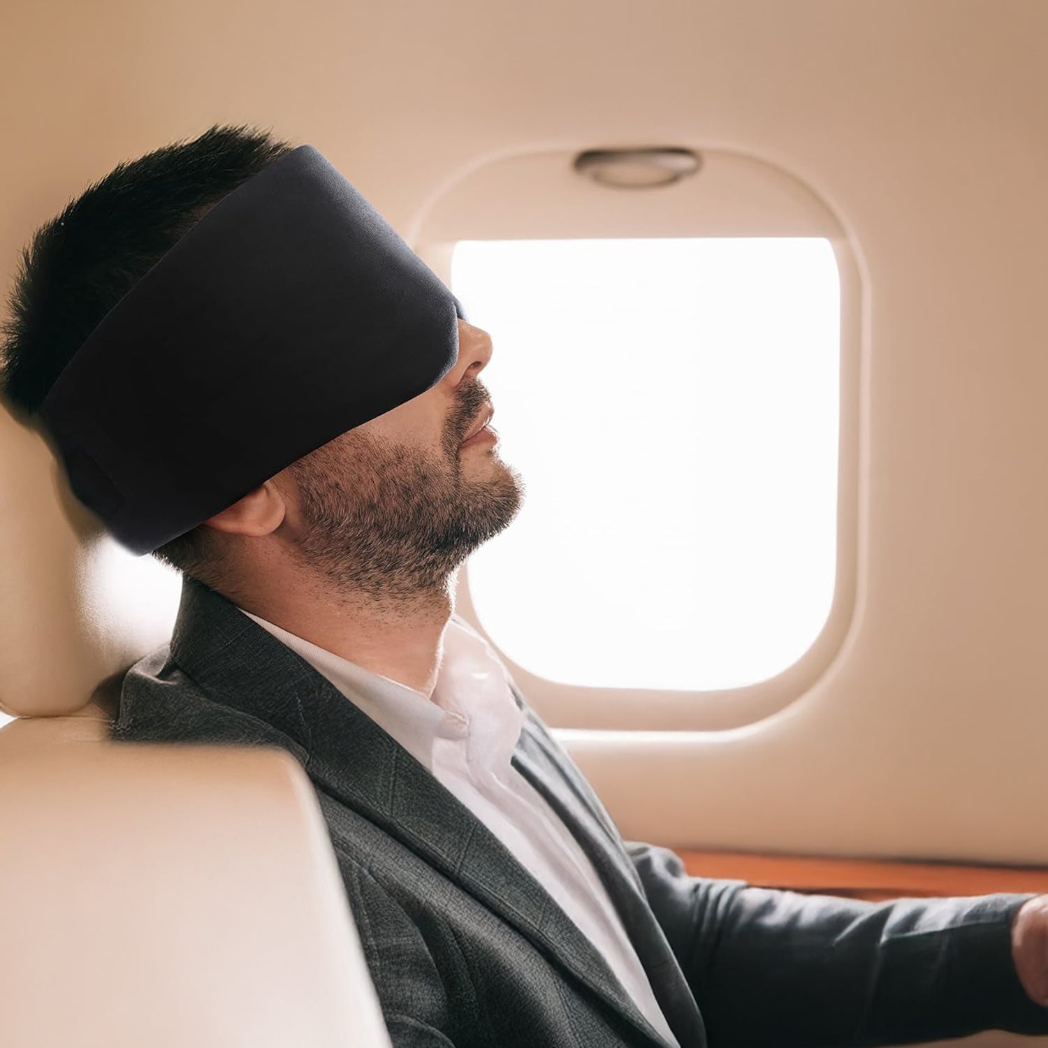 Sleep Mask Super Soft Large - Black