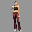 Limitless Snatched ribbed One shoulder bra - Black