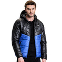 Storm Mens Puffer Jacket - Black/Blue