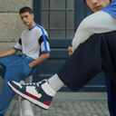 ZEON-X-MIDS NAVY RED MEN'S SNEAKER