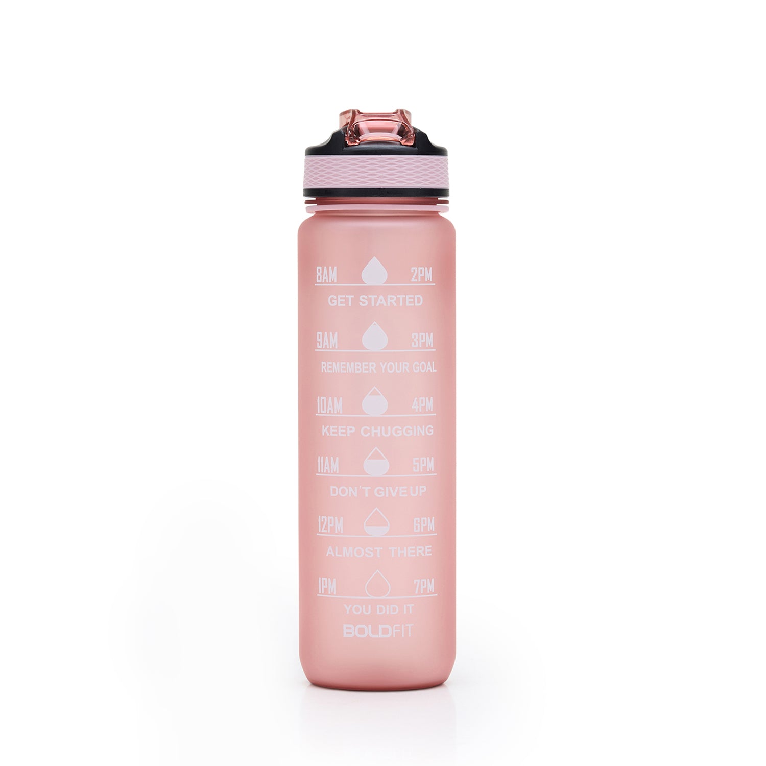Aqua Motivational Bottle Pink - 1L