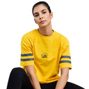 Official CSK Thala Womens Oversized T-Shirt - Yellow