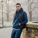 MEN BLUE KANGROO HOODIE