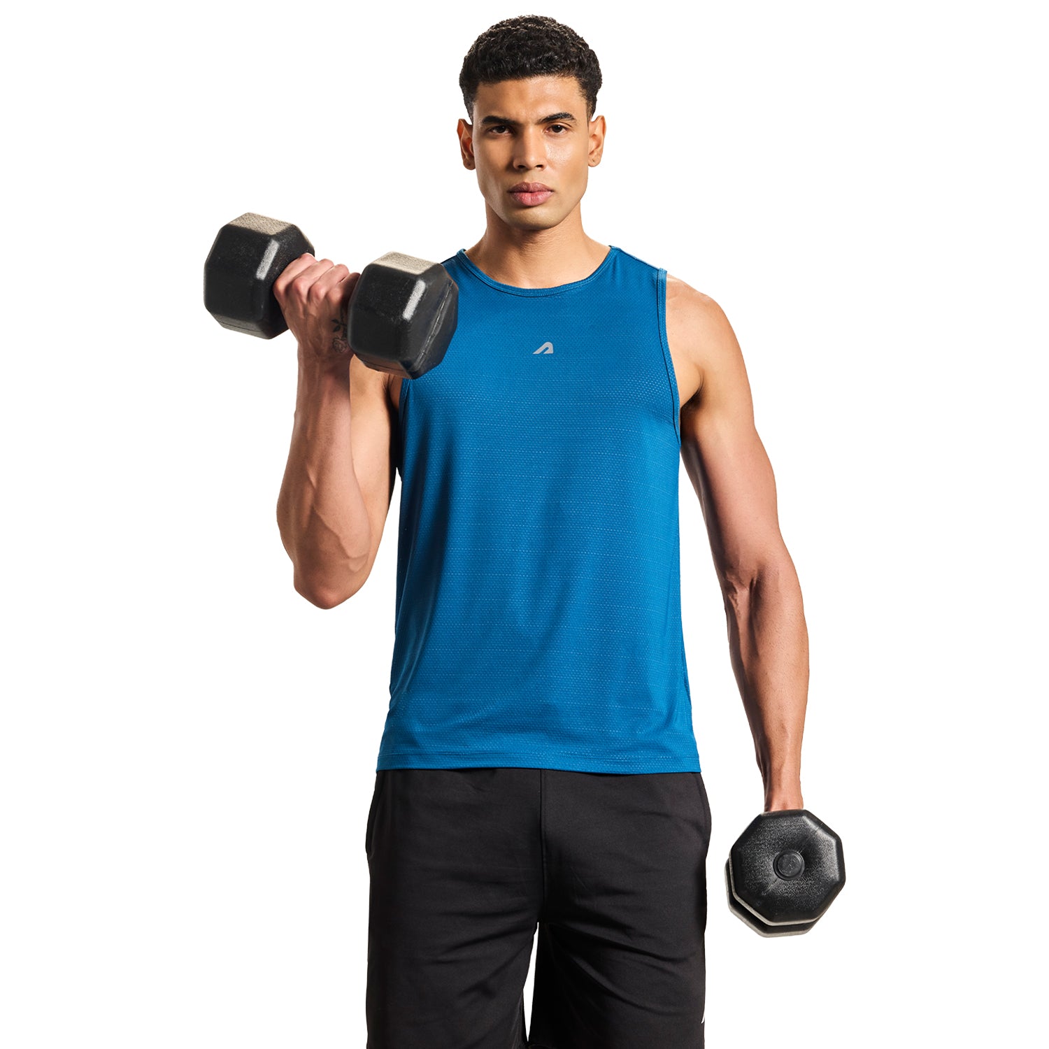 Mens Vest Combo - Blue/Black