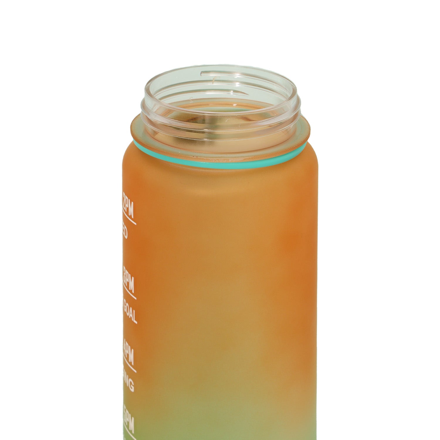 Aqua Motivational Bottle Orange Green - 1L