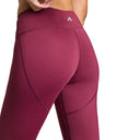 Womens Limitless Leggings - Burgundy