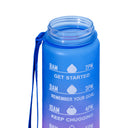 Aqua Motivational Bottle Fuchsia Blue - 1L
