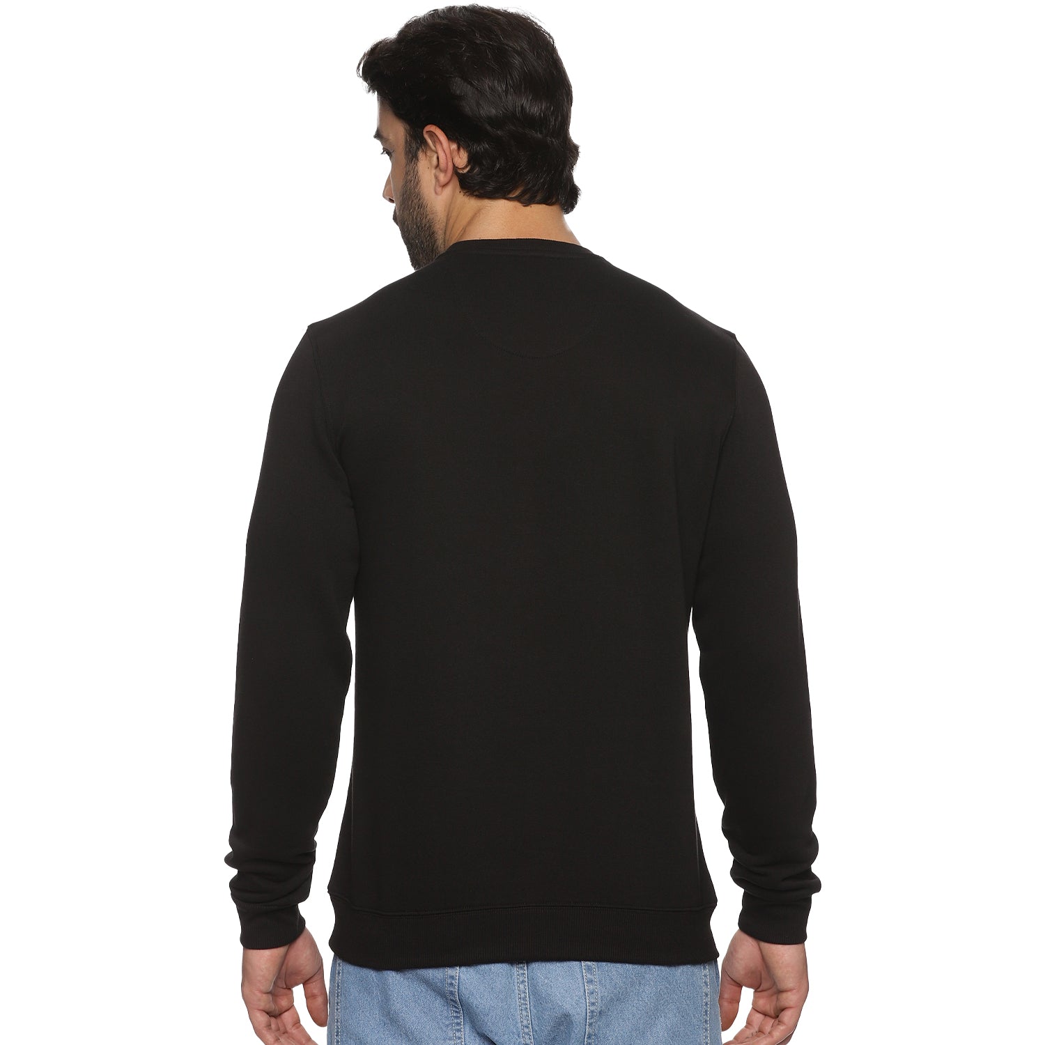 Half-zipper Sweatshirt for Men - Black