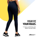 LIMITLESS NYLOFLEX HIGH RISE TIGHTS - Black