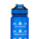 Aqua Motivational Bottle Blue - 1L