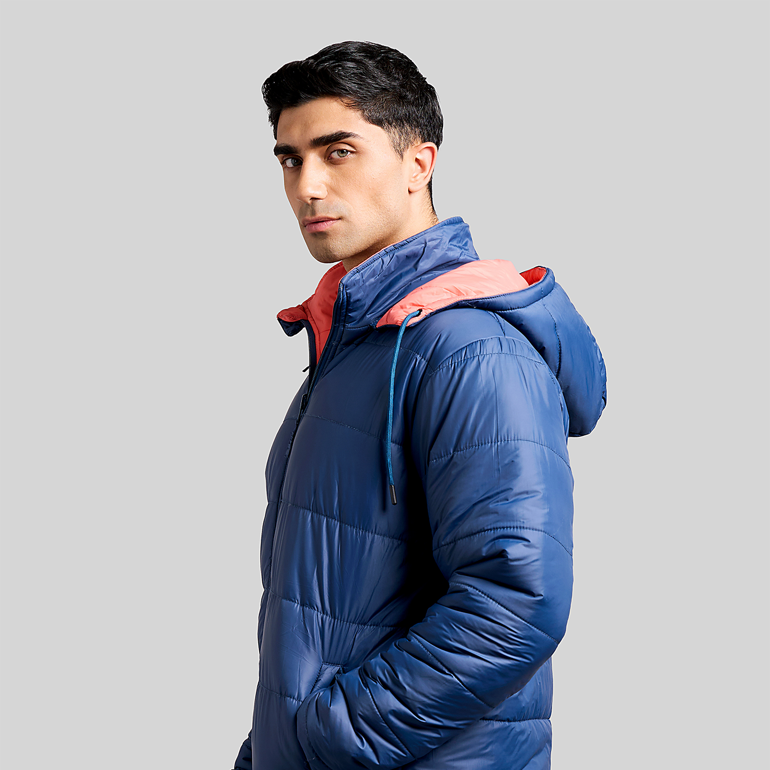 Reversible Nylon Puffer Jacket