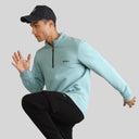 Half-zipper Sweatshirt for Men - Black