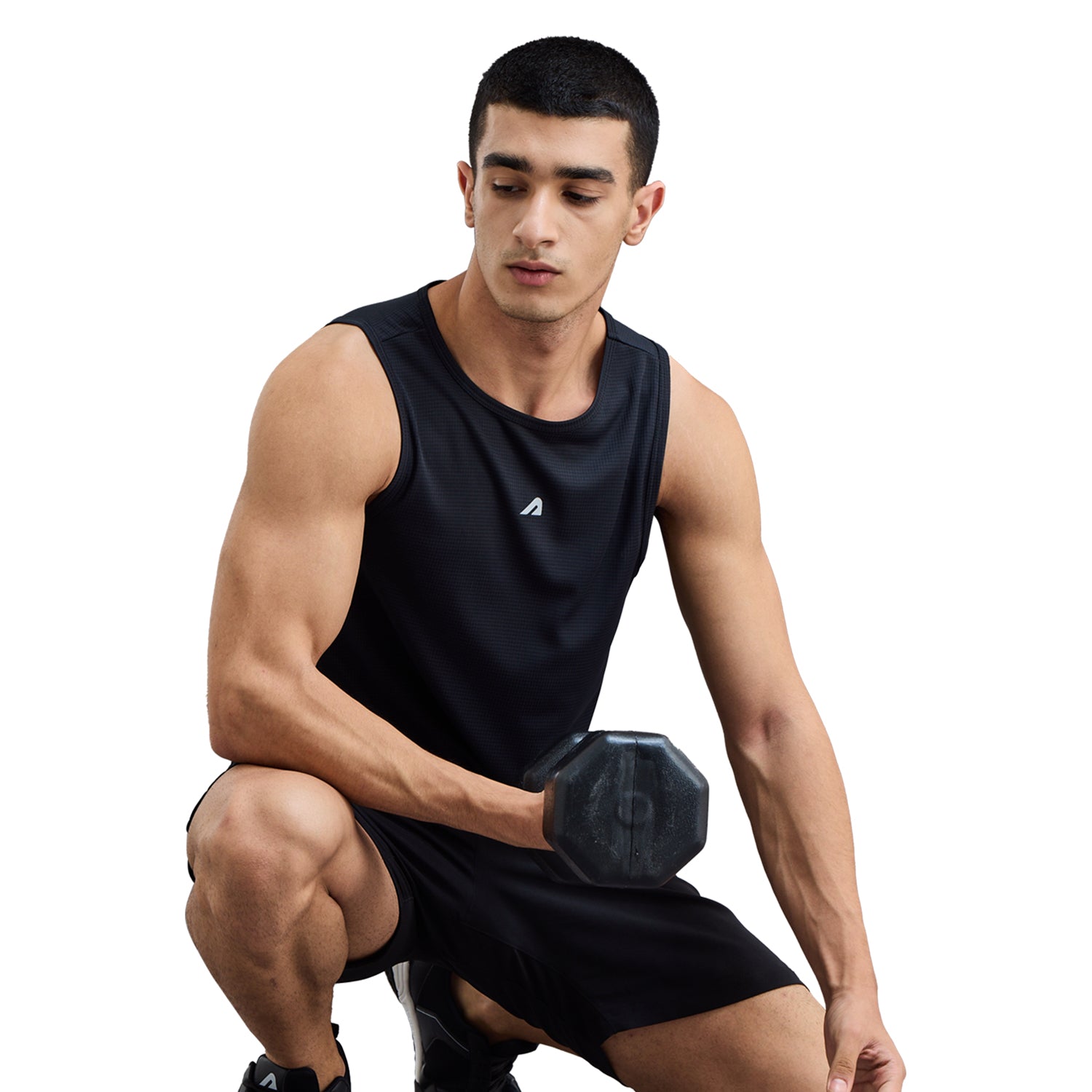 Mens Vest Combo - Black/Neon