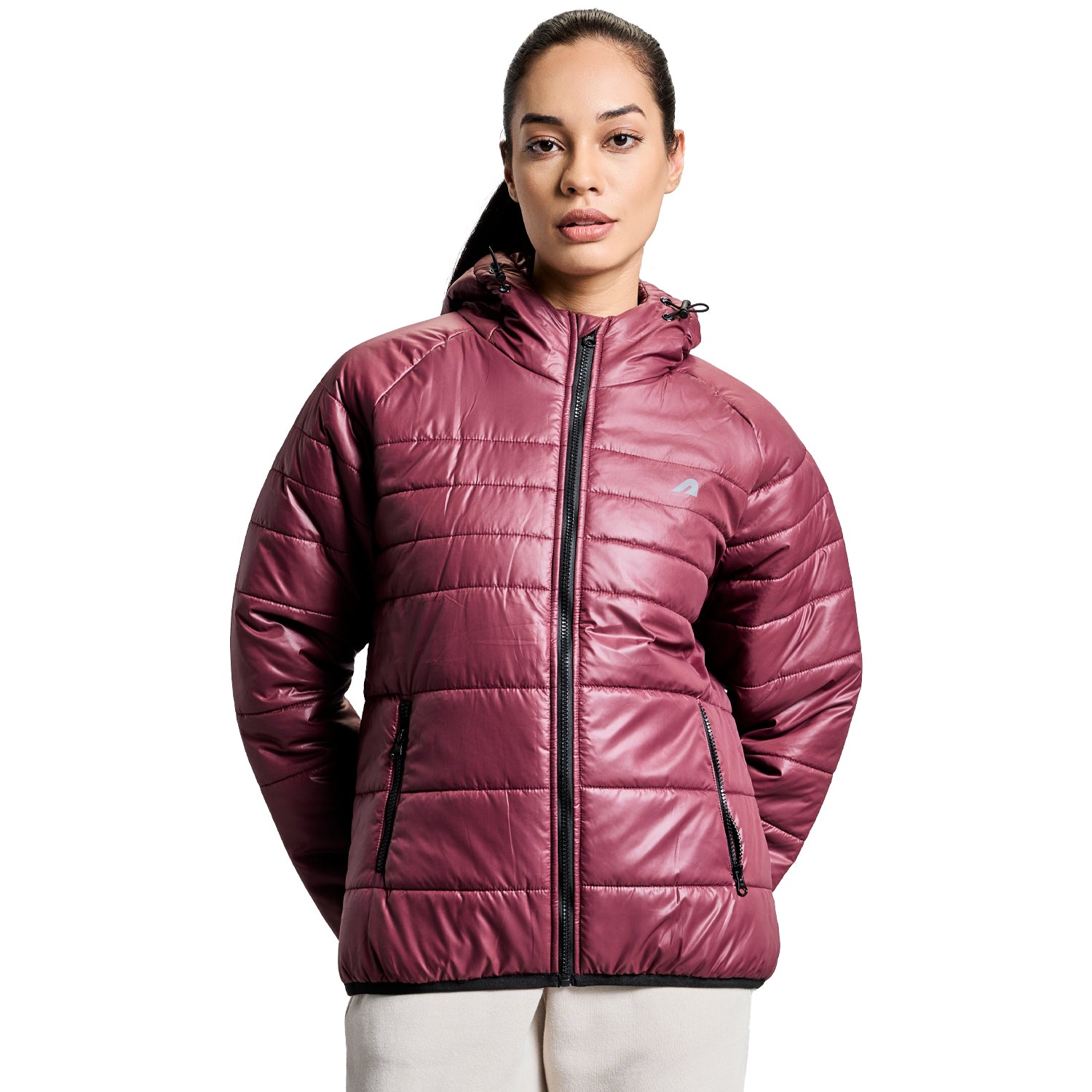 Polar Womens Puffer Jacket - Windsor Wine
