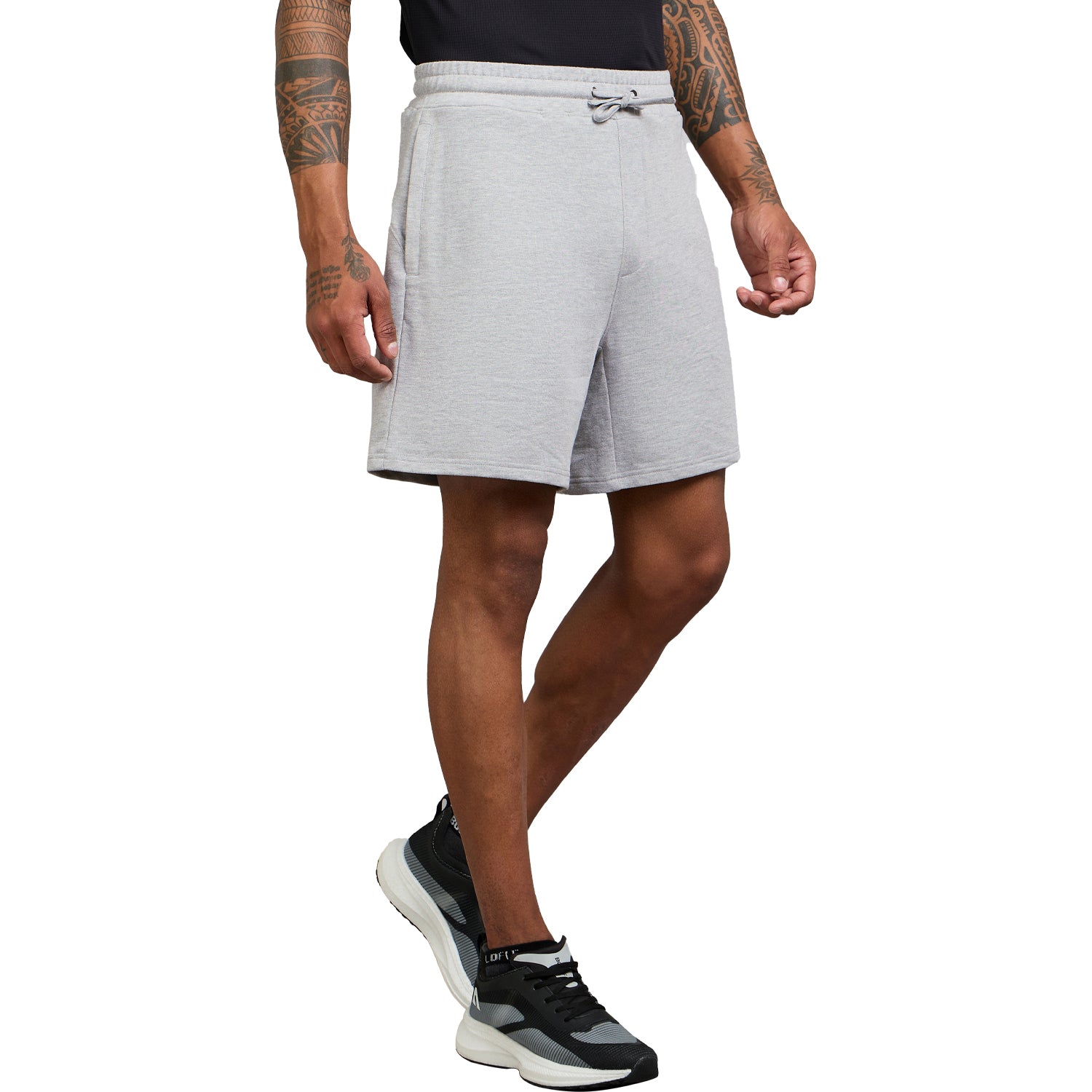Horizon Shorts for Men - Grey Melange