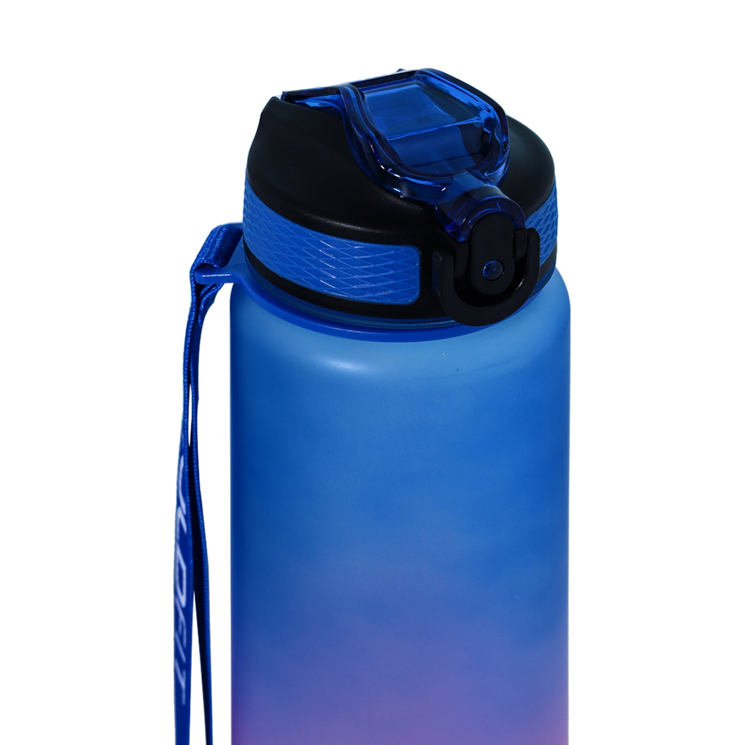 Aqua Motivational Bottle Fuchsia Blue - 1L