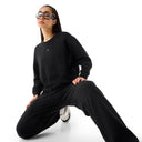 Women Jet Black Sweat Shirt